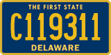 Delaware, Commercial vehicles (C12345)