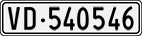 License plate of Switzerland, Cars