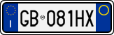 License plate of Italy, Cars (1994 year series)