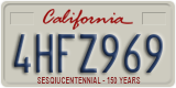 California, Passenger Car (1ABC234)
