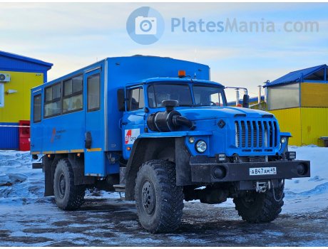 а847ам49, Ural (UralAZ) 3255