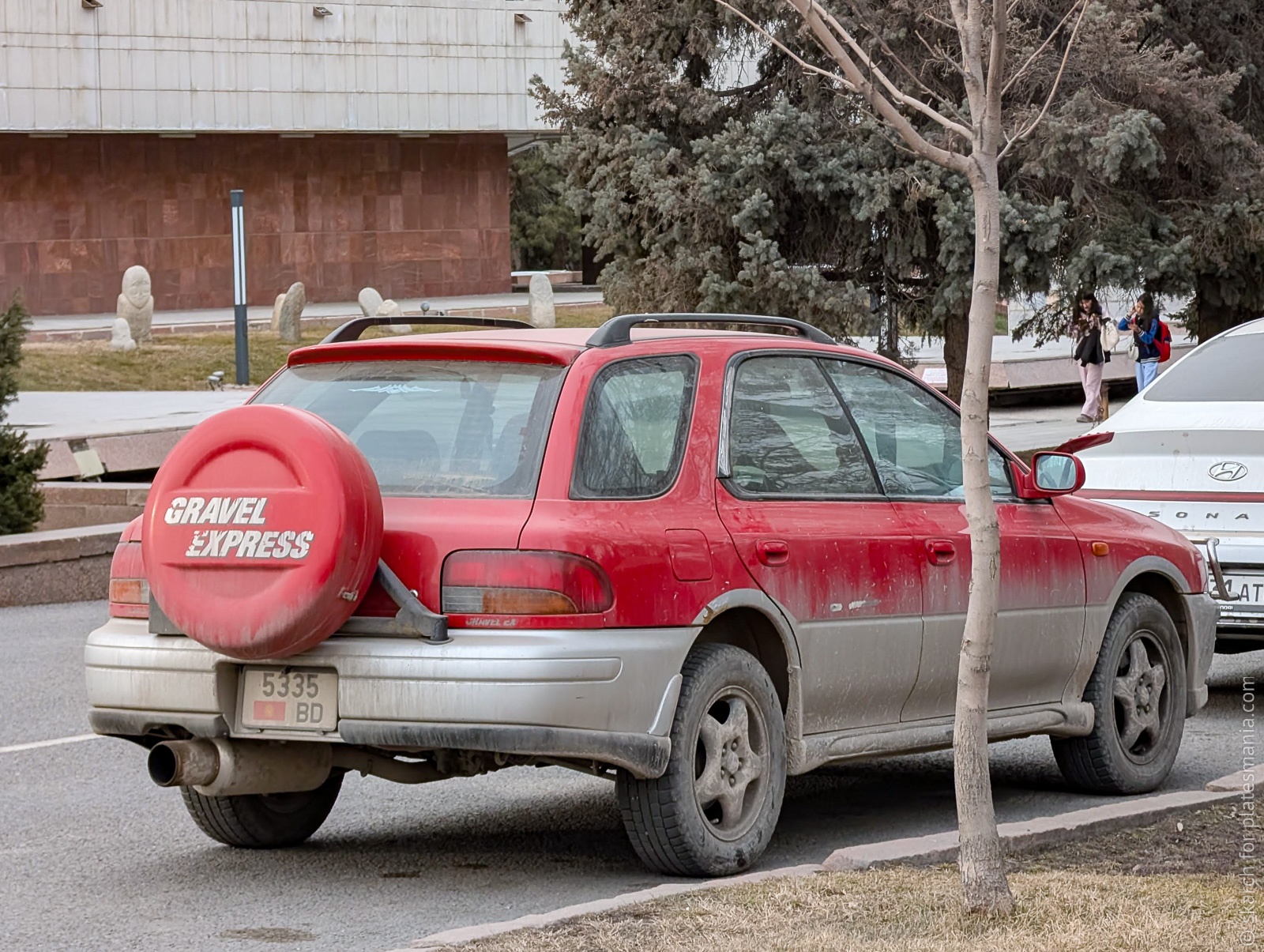B 5335 D, Subaru Impreza 1st gen Wagon Gravel Express (GF; JP-market), 1995–1996
