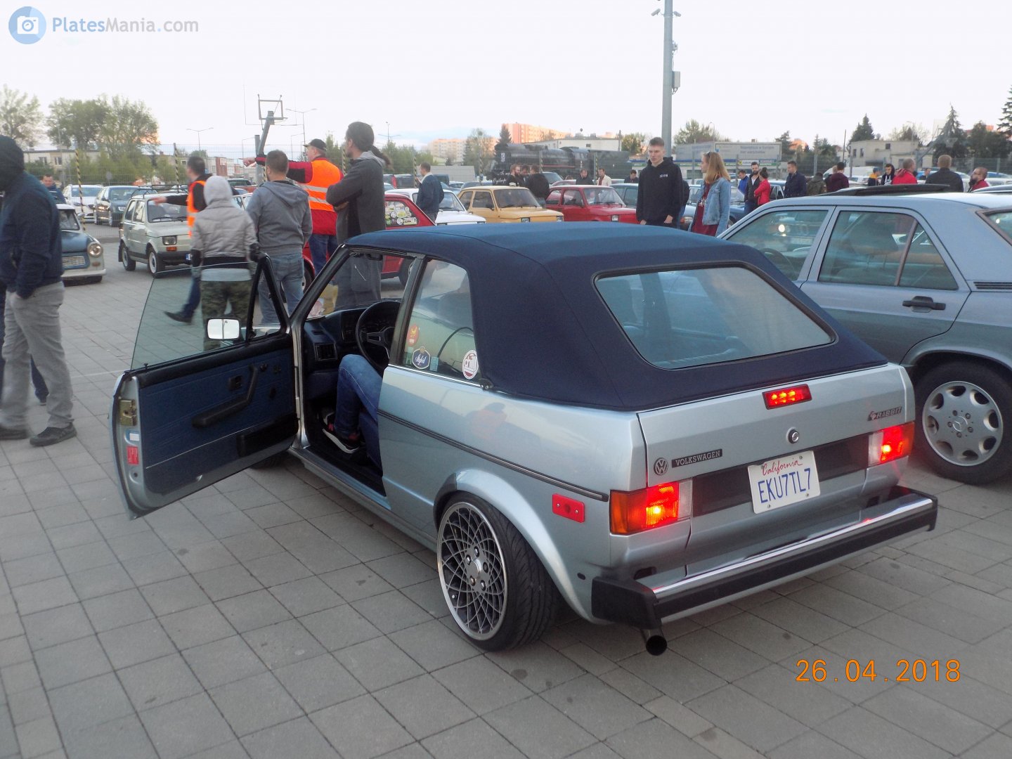 EKU 7TL7, Volkswagen Rabbit 1st gen Convertible (17; NA-market), 1980–1984