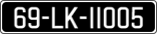 License plate of Ireland, Regular plates