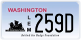Washington, Specialty plates (X12X)