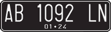 License plate of Indonesia, Regular plates