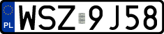 License plates of Poland, Regular car plates