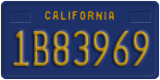 California, Commercial vehicles (1A23456)