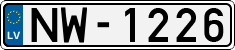 License plate of Latvia, Regular car plates