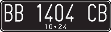 License plate of Indonesia, Regular plates