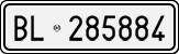 License plate of Italy, Cars (1927 year series)