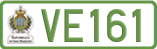 License plate of San Marino, Electric vehicles (123(4))