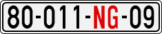 License plate of Vietnam, Diplomatic