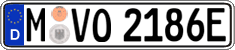 German license plate, Electric vehicles