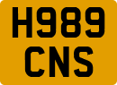 License plate of the United Kingdom, 1983 year system