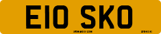 License plate of the United Kingdom, 1983 year system