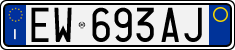 License plate of Italy, Cars (1994 year series)