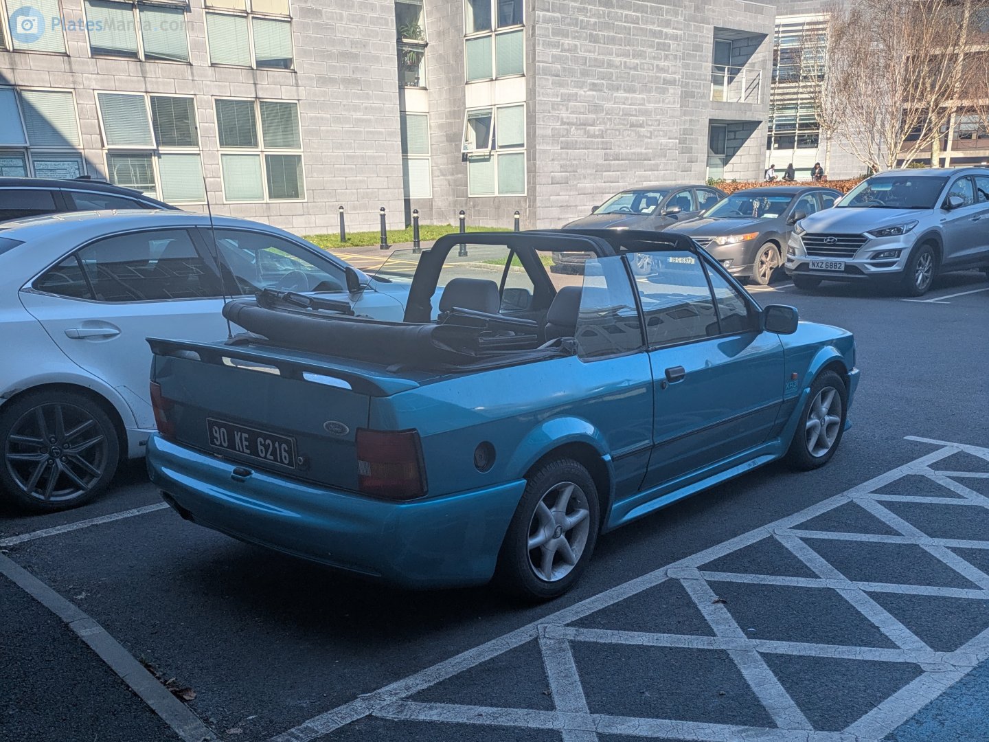 90-KE-6216, Ford Escort 4th gen Cabriolet (ALF; Global-market), 1986–1990 (–1992 for LATAM-market)