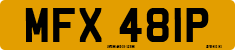 License plate of the United Kingdom, 1963 year system