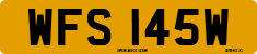 License plate of the United Kingdom, 1963 year system