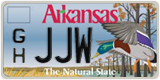 Arkansas, Specialty plates (AB XXXX / XXXXX)