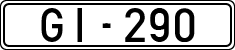 License plates of Spain, 1900 year series