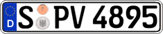 German license plate, Regular plates