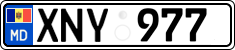 License plate of Moldova, Cars (2015)