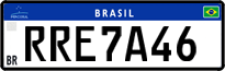 License plate of Brazil, Private owners (Mercosul)