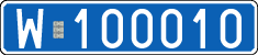 License plates of Poland, Diplomatic