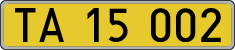 License plates of Spain, Diplomatic