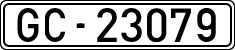License plates of Spain, 1900 year series