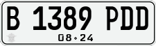 License plate of Indonesia, Regular plates