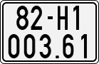 License plate of Vietnam, Motorcycles