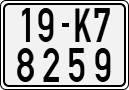 License plate of Vietnam, Motorcycles