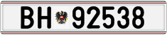 License plate of Austria, Official services and consulates