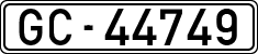 License plates of Spain, 1900 year series