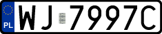 License plates of Poland, Regular car plates