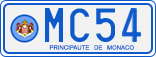 License plate of Monaco, Royal family
