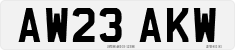 License plate of the United Kingdom, 2001 year system