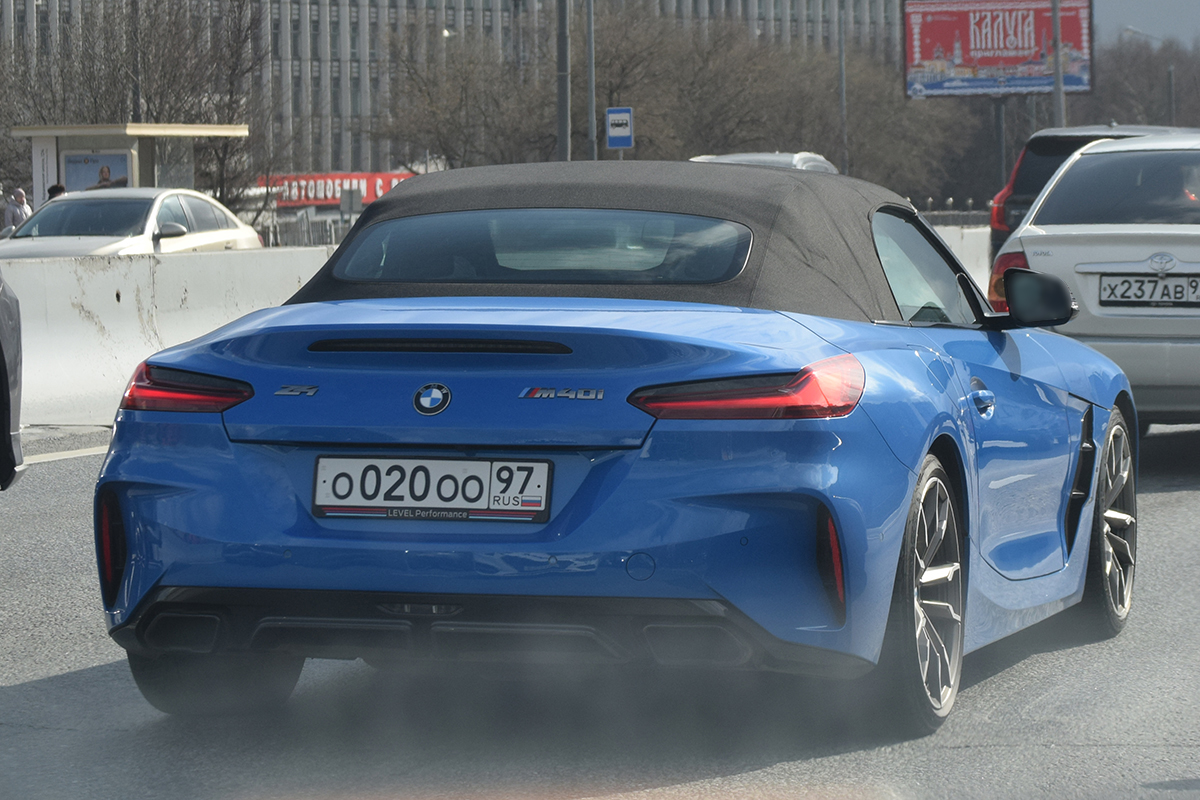 о 020 оо 97, BMW Z4 3rd gen (G29), 2018–