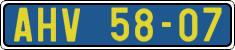 License plate of the Czech Republic, Foreign citizens and enterprises (1960)