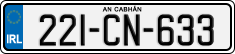License plate of Ireland, Regular plates