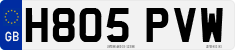 License plate of the United Kingdom, 1983 year system