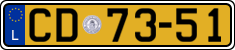 License plate of Luxembourg, Diplomatic