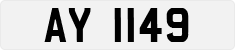 License plate of Guernsey, Alderney