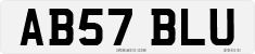 License plate of the United Kingdom, 2001 year system