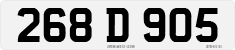 License plate of the United Kingdom, Diplomatic