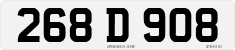 License plate of the United Kingdom, Diplomatic