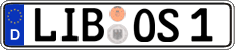 German license plate, Regular plates